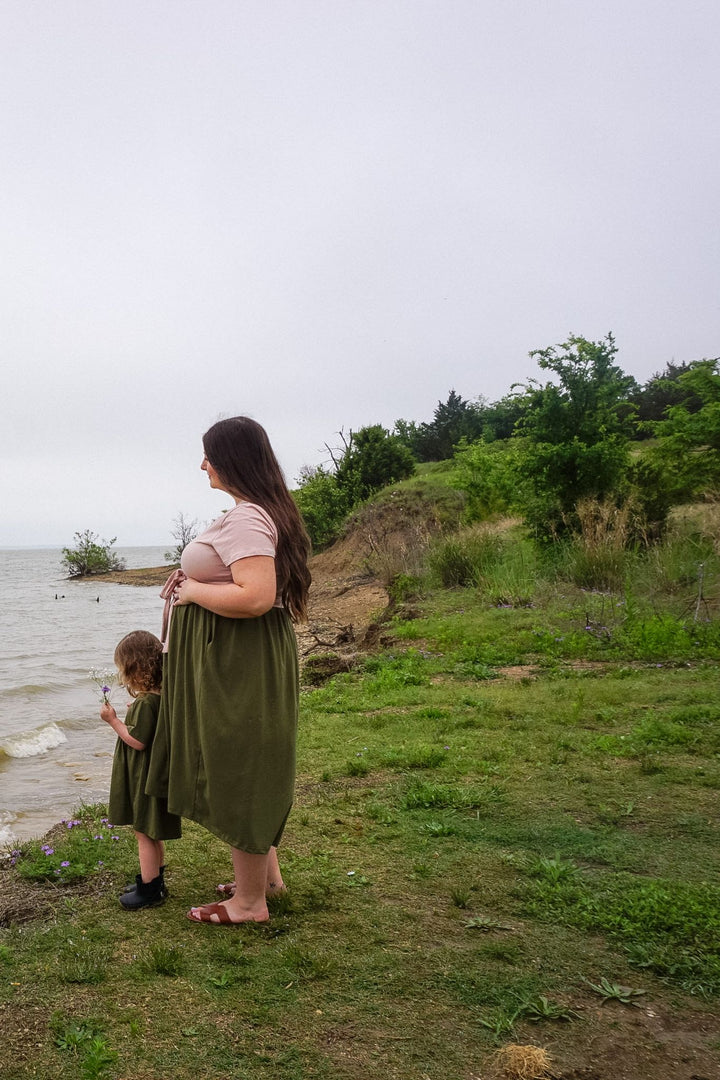 Organic Wrap Top - Short Sleeve