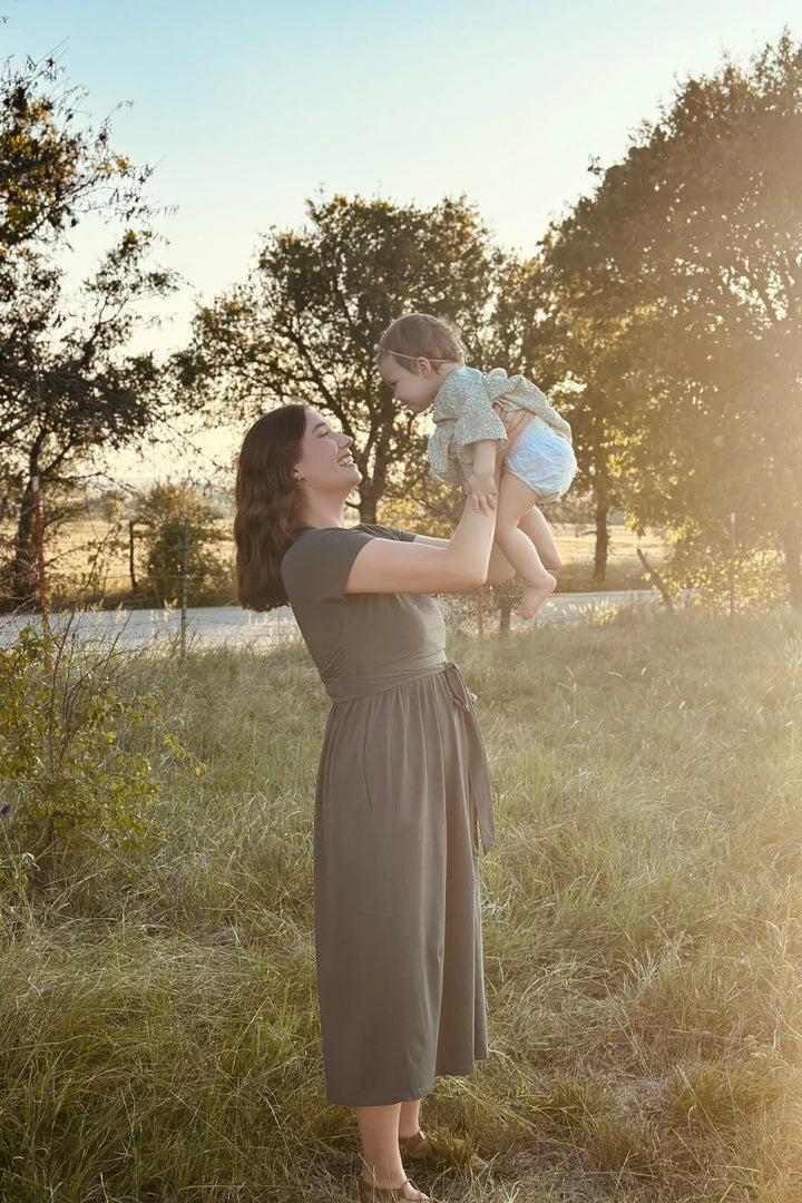 The Heritage Wrap Nursing Dress