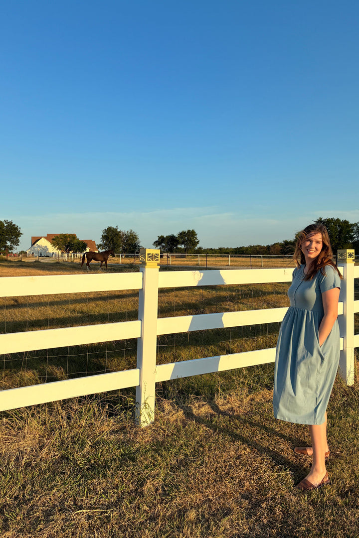 The Everyday Dress - Sky Blue