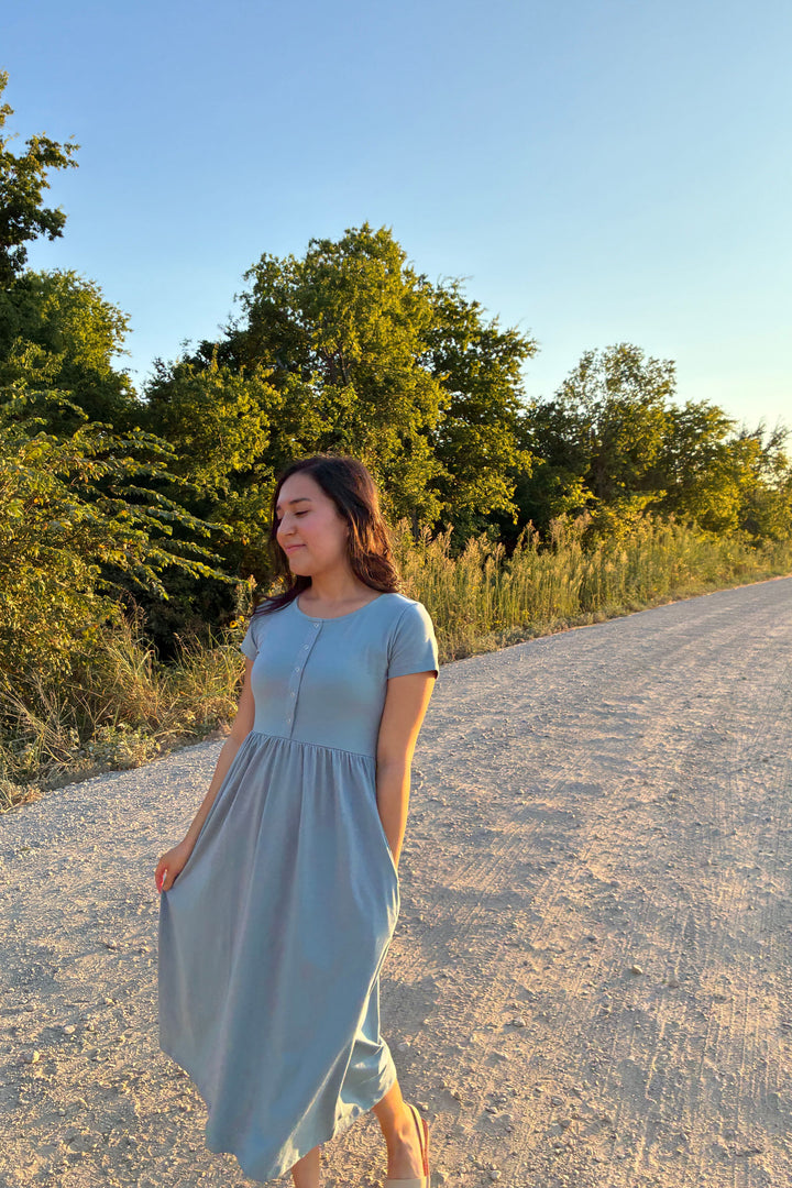 The Everyday Dress - Sky Blue