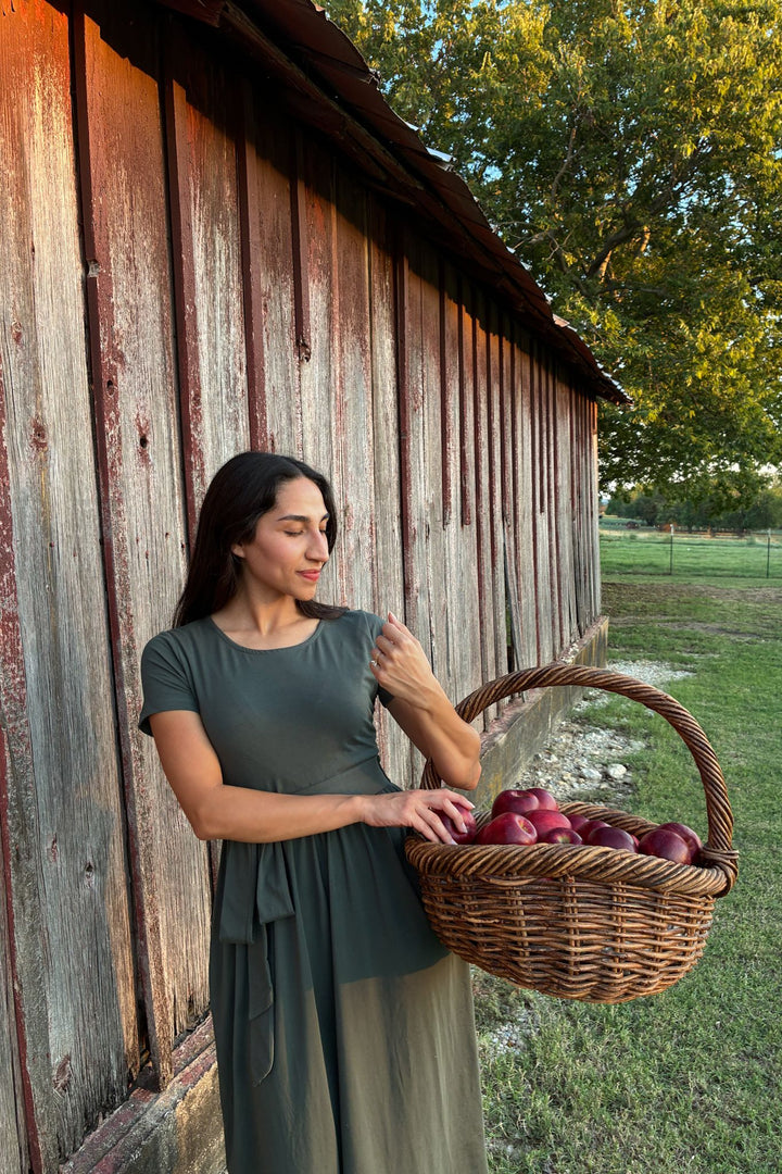 The Heritage Wrap Nursing Dress