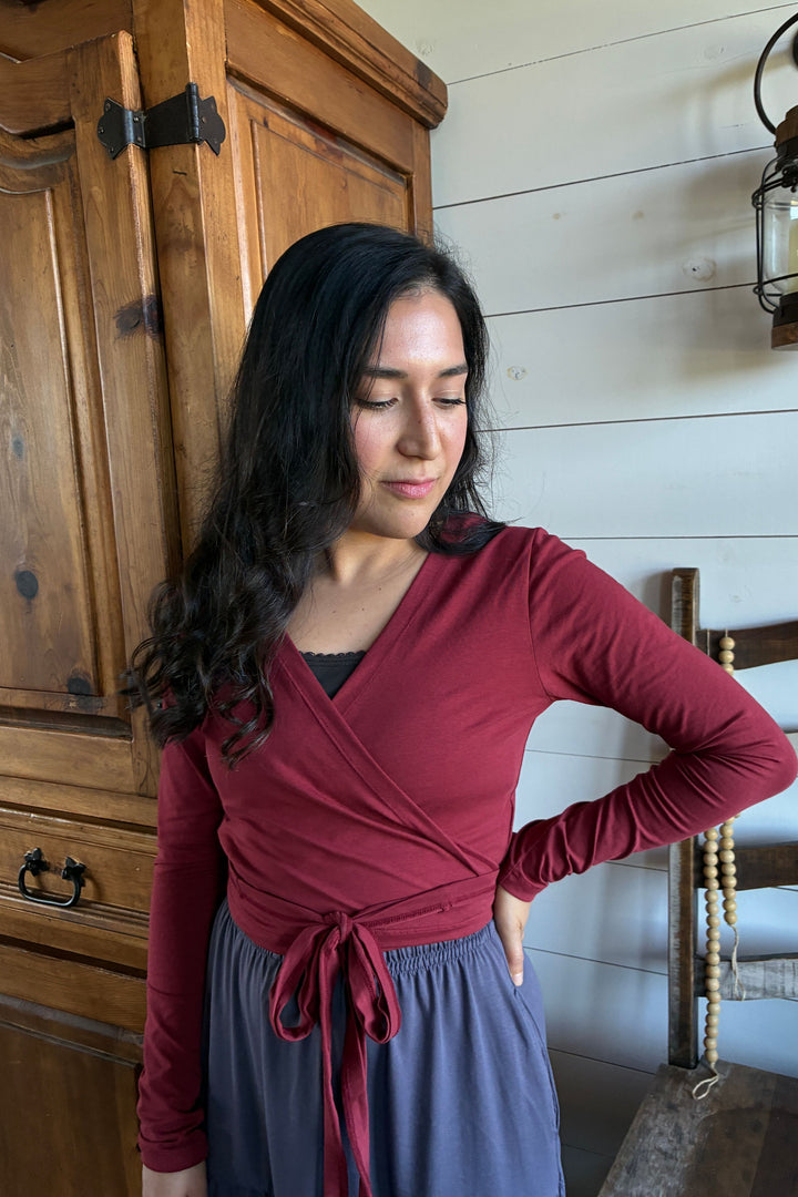 The Everyday Wrap Top