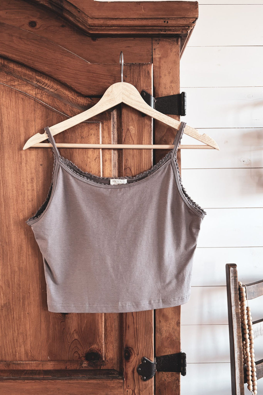 Organic Lace Trim Tank