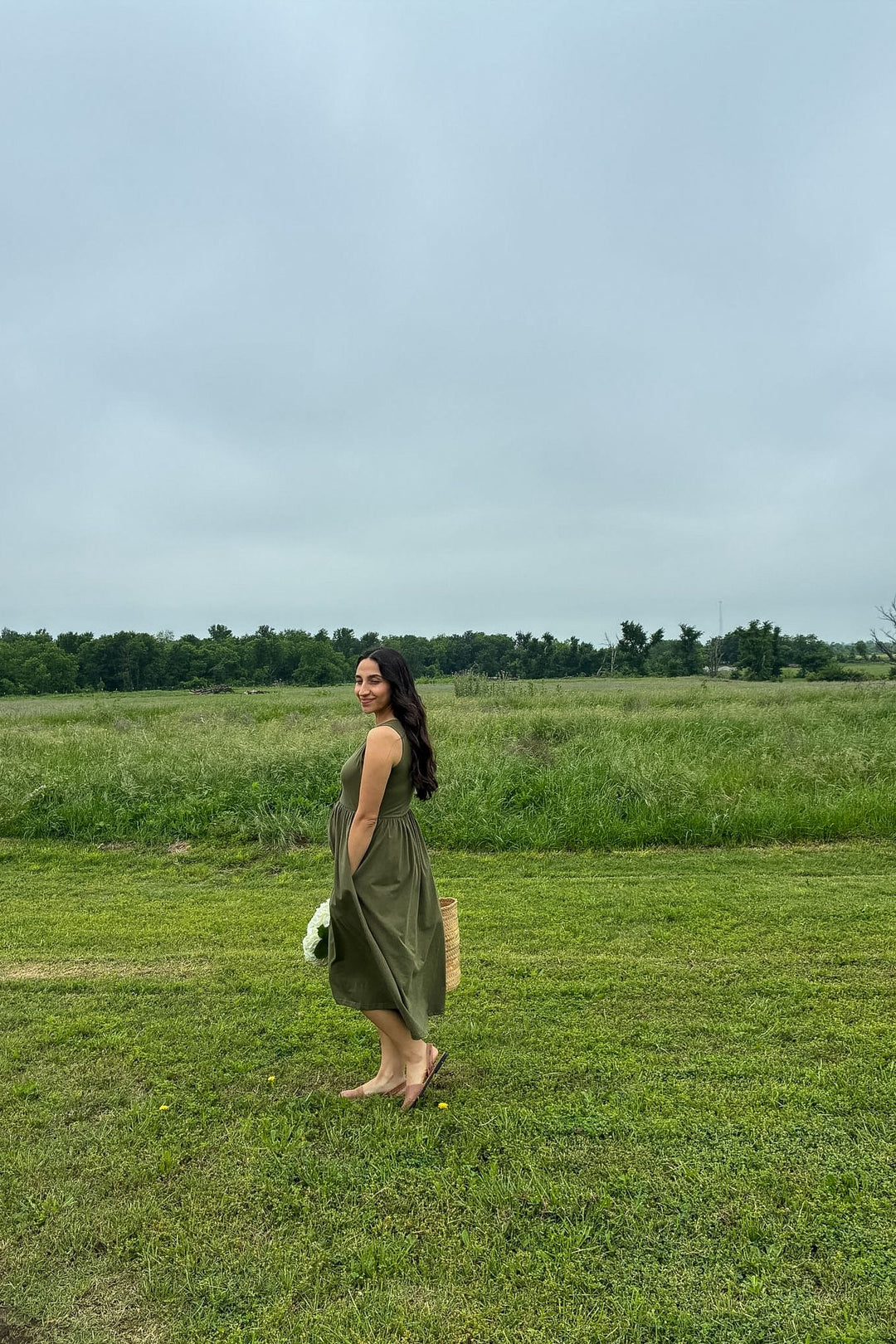 The Everyday Dress - Moss