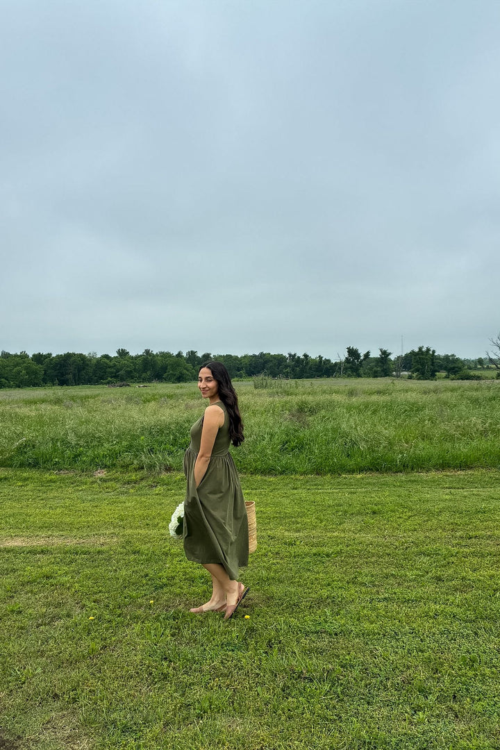 The Everyday Dress - Moss