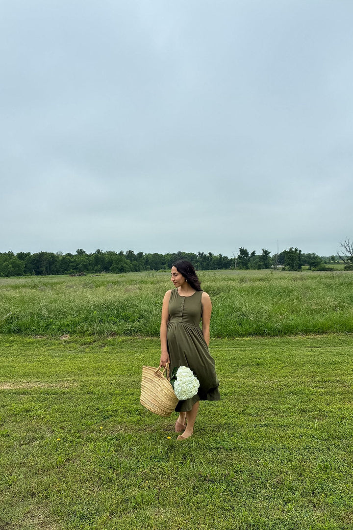 The Everyday Dress - Moss