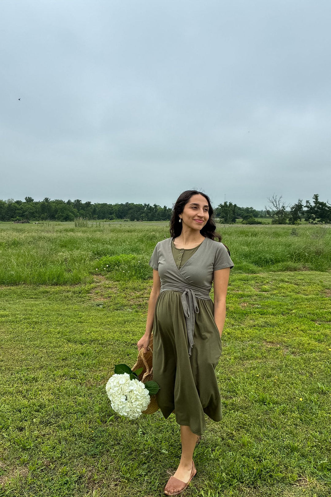 The Everyday Dress - Moss