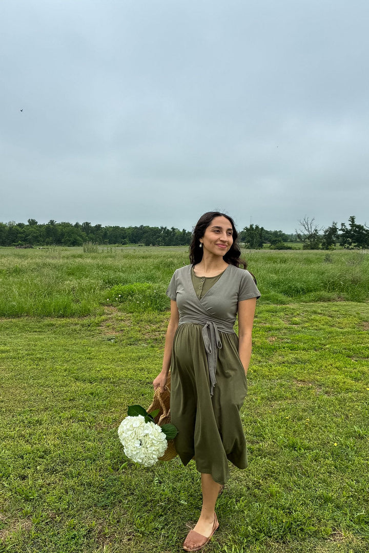 The Everyday Dress - Moss