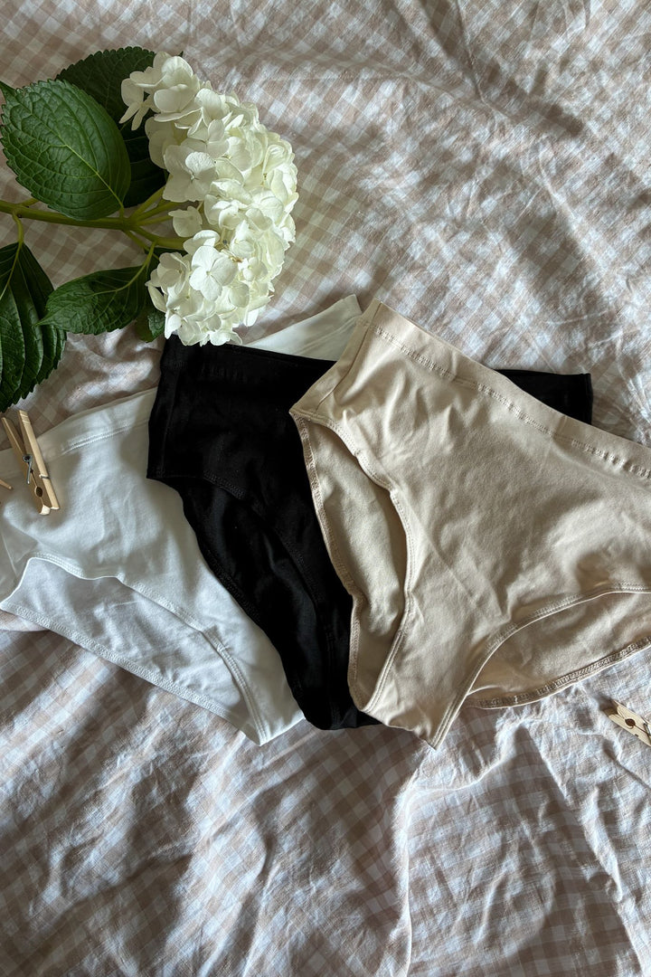Organic High Waist Brief - Three Bundle