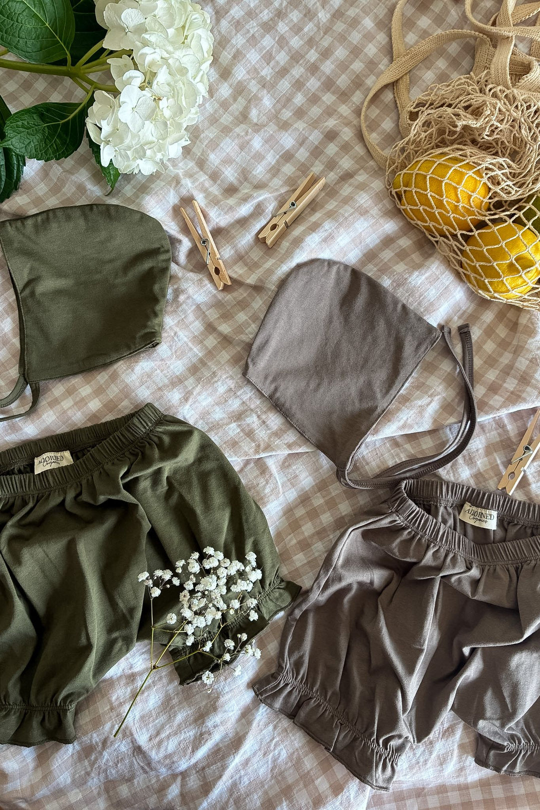 Matching with Mama - Bonnets & Bloomers
