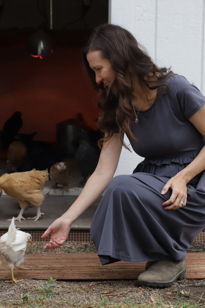 The Organic Ruffle Dress