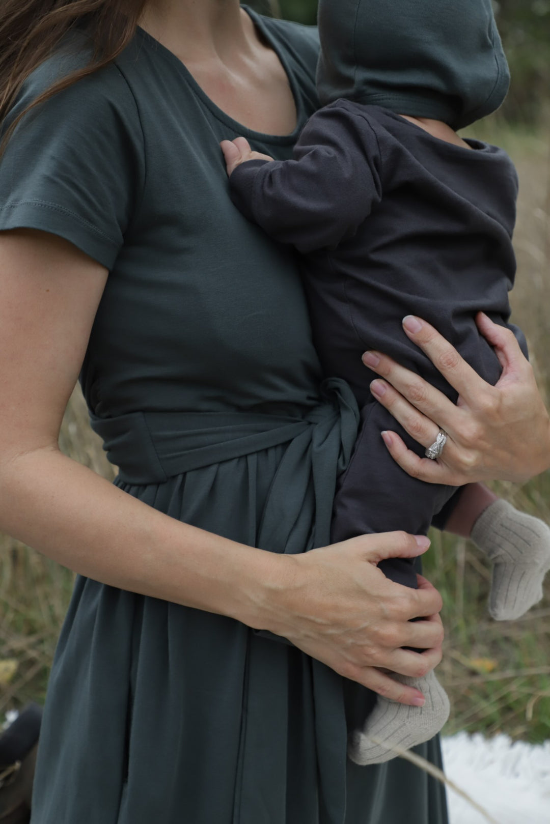 The Heritage Wrap Nursing Dress