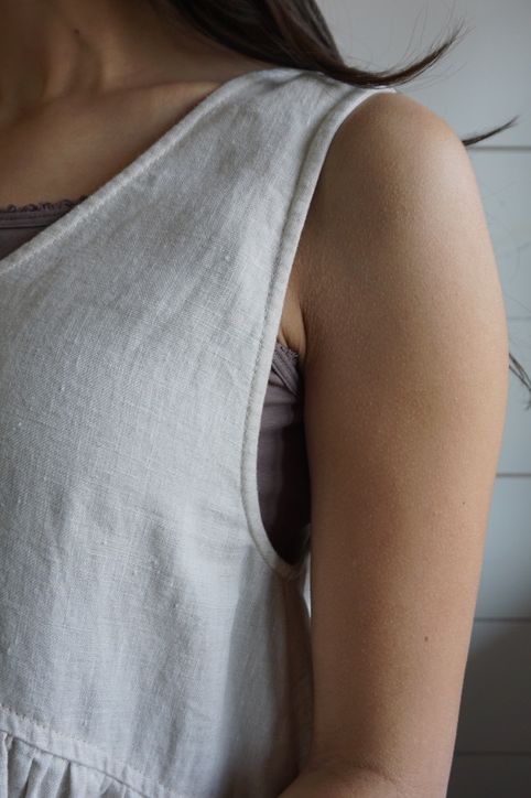 Organic Lace Trim Tank