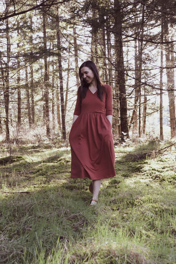 Crossover Nursing Dress