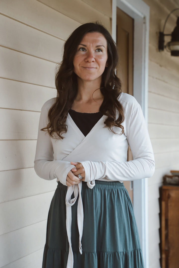 The Everyday Wrap Top