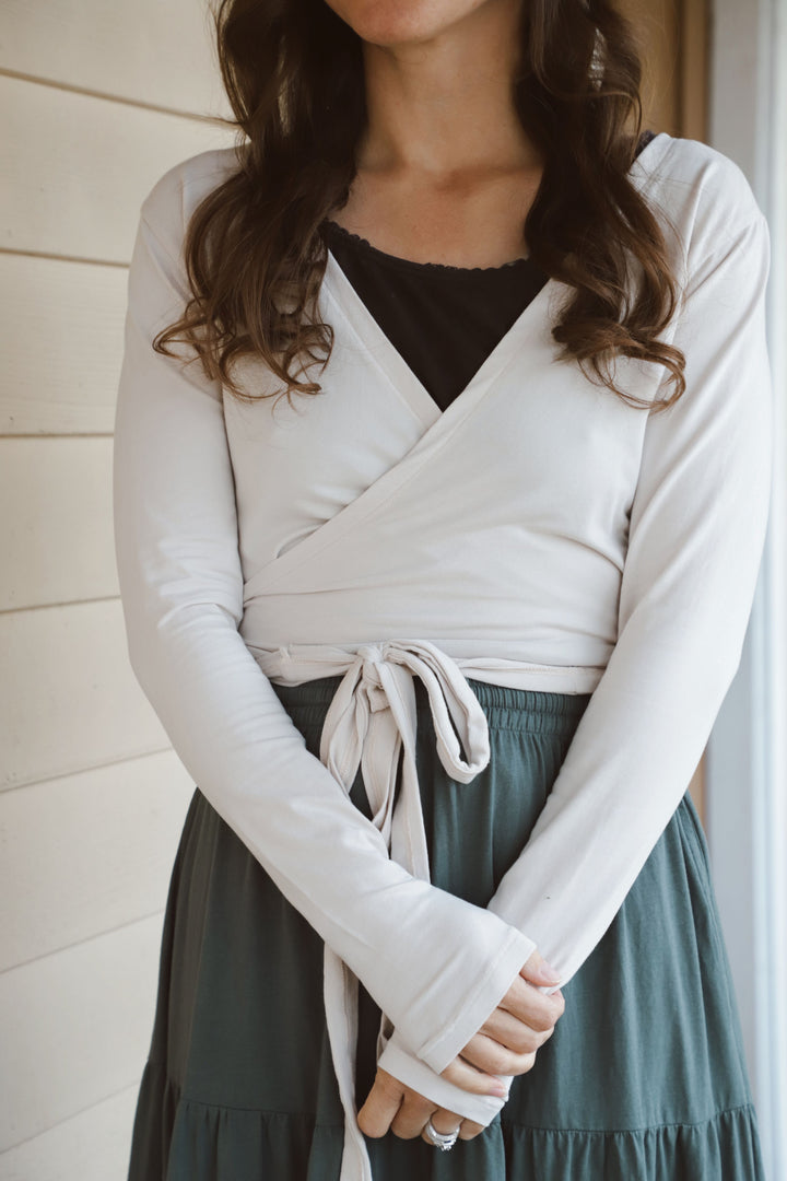 The Everyday Wrap Top